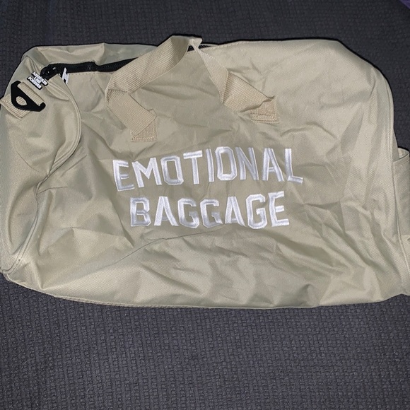 Handbags - NWOT emotional baggage duffel bag - never been used